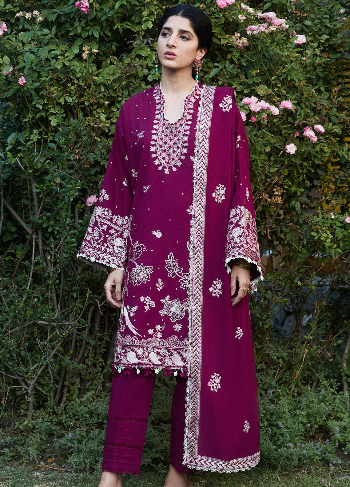 Zaha Unstitched Winter Collection 2024 ZW24-12 Afreen