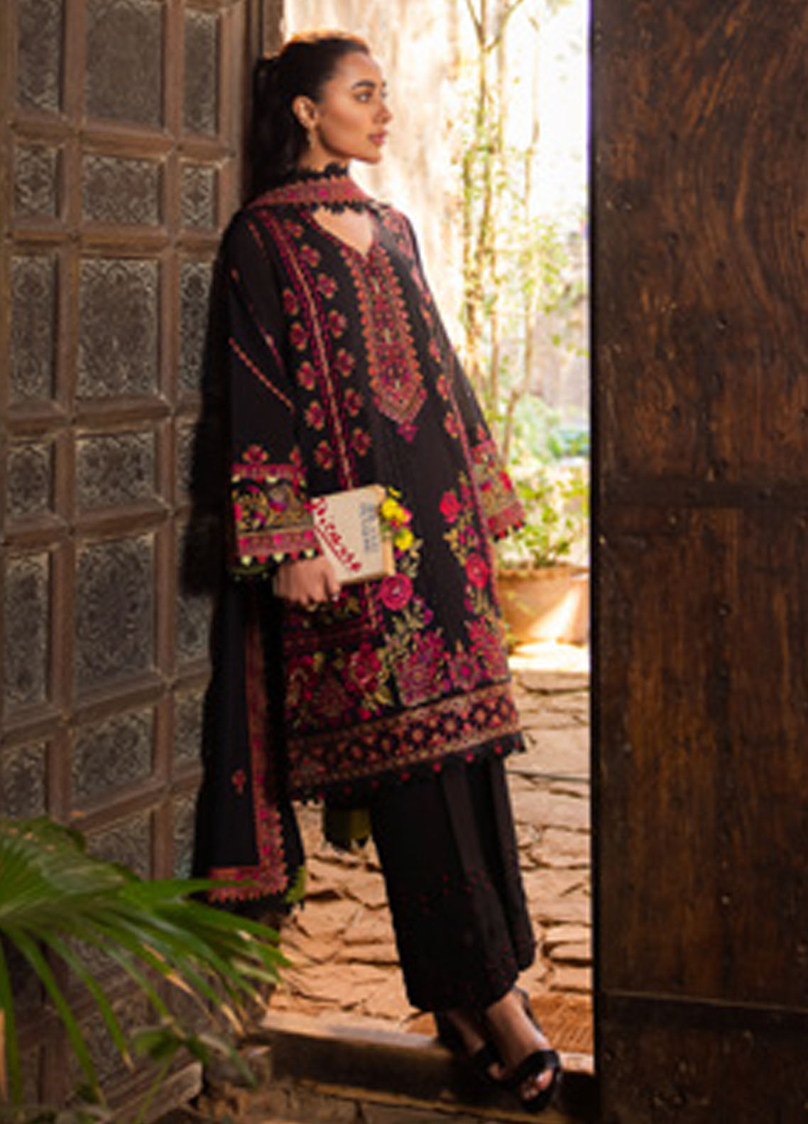 Zaha Unstitched Lawn Collection 2024 ZL24-08B