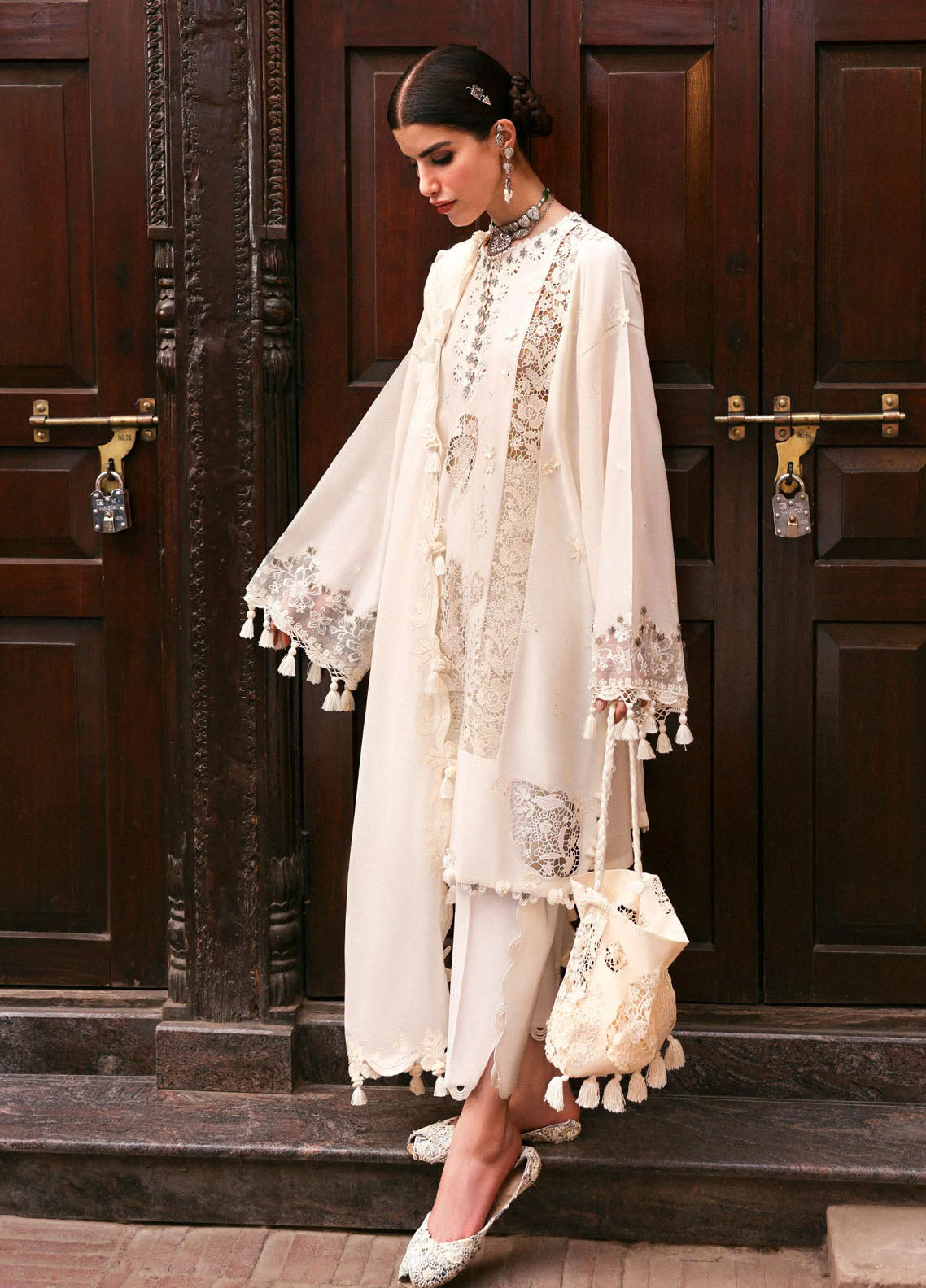 Zaha by Khadijah Shah Embroidered Lawn Suits Unstitched 3 Piece ZL25UF D-02 Gulbahar
