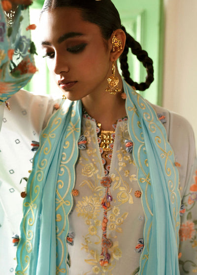 Zaha by Khadijah Shah Embroidered Lawn Suits Unstitched 3 Piece ZL25UF D-03 Shehrbano