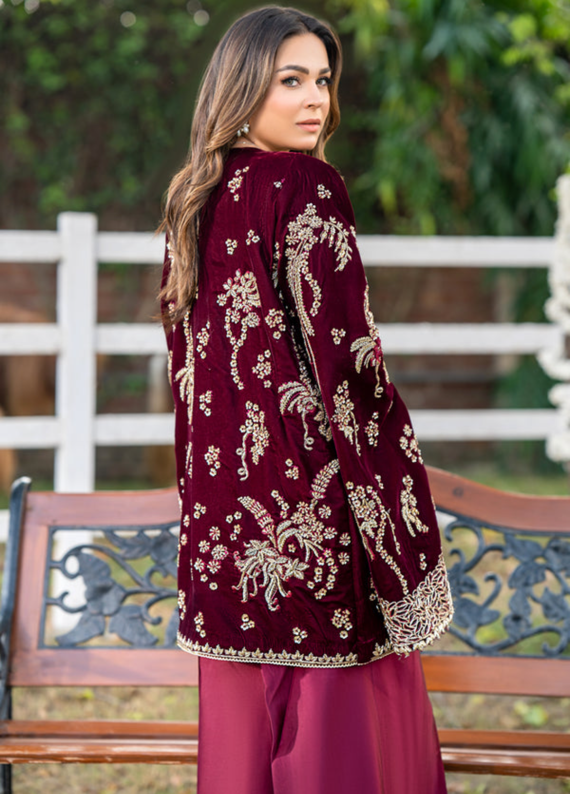 Zaib Un Nisa Pret Embroidered Raw Silk 3 Piece Suit Aroohi