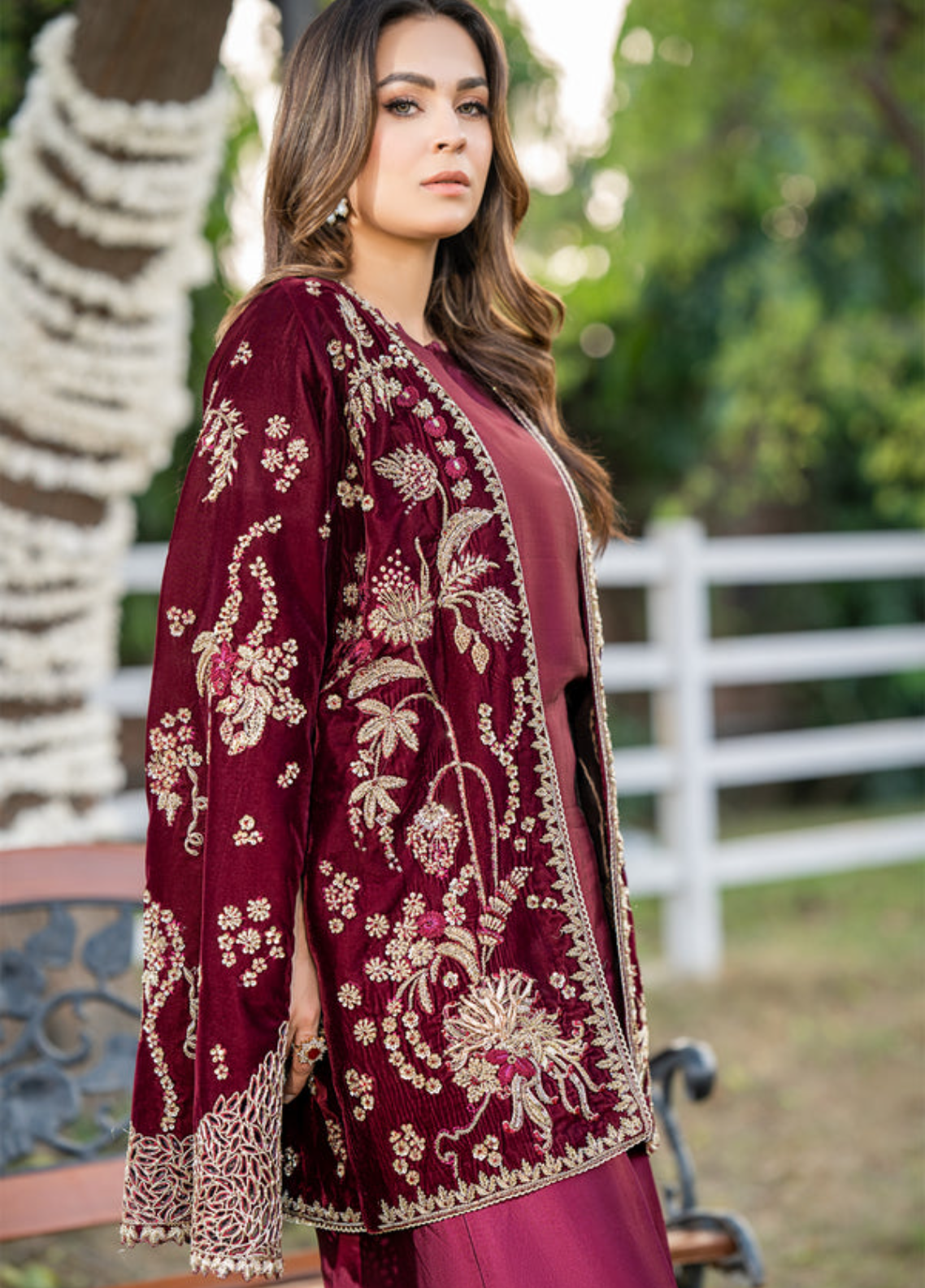 Zaib Un Nisa Pret Embroidered Raw Silk 3 Piece Suit Aroohi