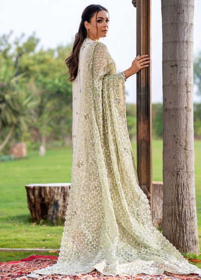 Zaib Un Nisa Pret Embroidered Silk 3 Piece Suit Gulnar