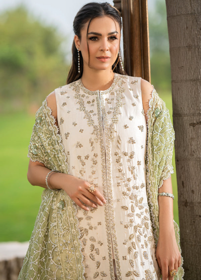 Zaib Un Nisa Pret Embroidered Silk 3 Piece Suit Gulnar