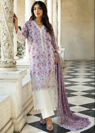 Zainab Chottani Embroidered Chikankari Suits Unstitched 3 Piece D9B Lamia