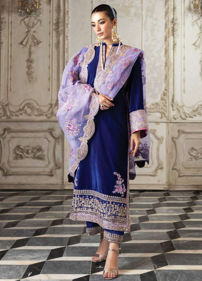 Zainab Chottani Unstitched Velvet Collection 2024 D-02 Sifra