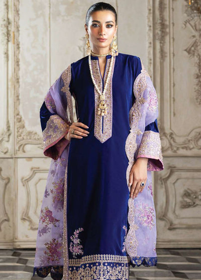 Zainab Chottani Unstitched Velvet Collection 2024 D-02 Sifra