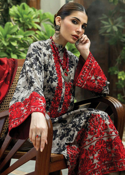 Zainab Chottani Unstitched Winter Shawls Collection 2024 D-04 Femestan