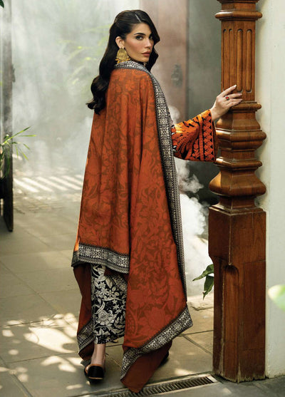 Zainab Chottani Unstitched Winter Shawls Collection 2024 D-06 Mysha