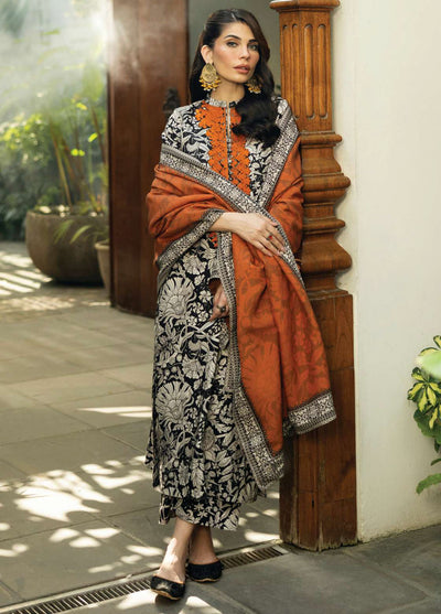 Zainab Chottani Unstitched Winter Shawls Collection 2024 D-06 Mysha