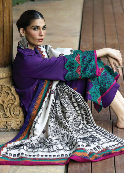 Zainab Chottani Unstitched Winter Shawls Collection 2024 D-09 Vaniza