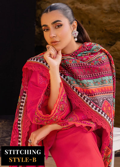 Zainab Chottani Chikankari Luxury Unstitched Collection 2024 D-6B Laali