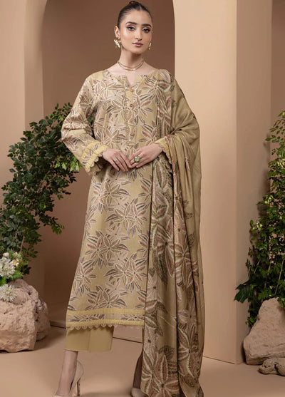 Zara By Humdum Unstitched Khaddar Collection 2024 D-03