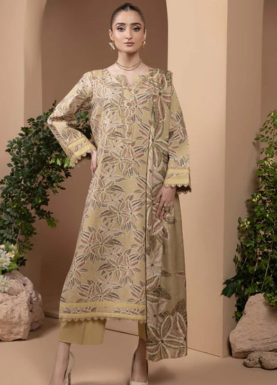 Zara By Humdum Unstitched Khaddar Collection 2024 D-03