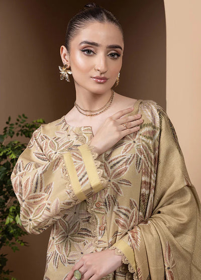 Zara By Humdum Unstitched Khaddar Collection 2024 D-03