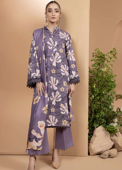 Zara By Humdum Unstitched Khaddar Collection 2024 D-05