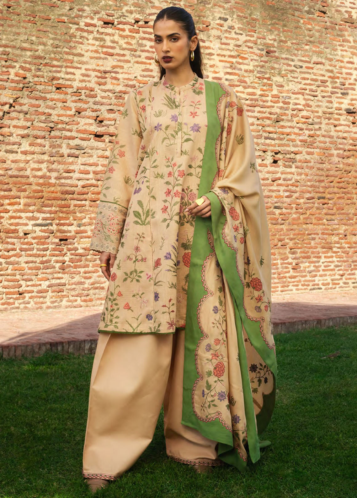 Zara Shahjahan Winter Unstitched Collection 2024 D-03 Negah