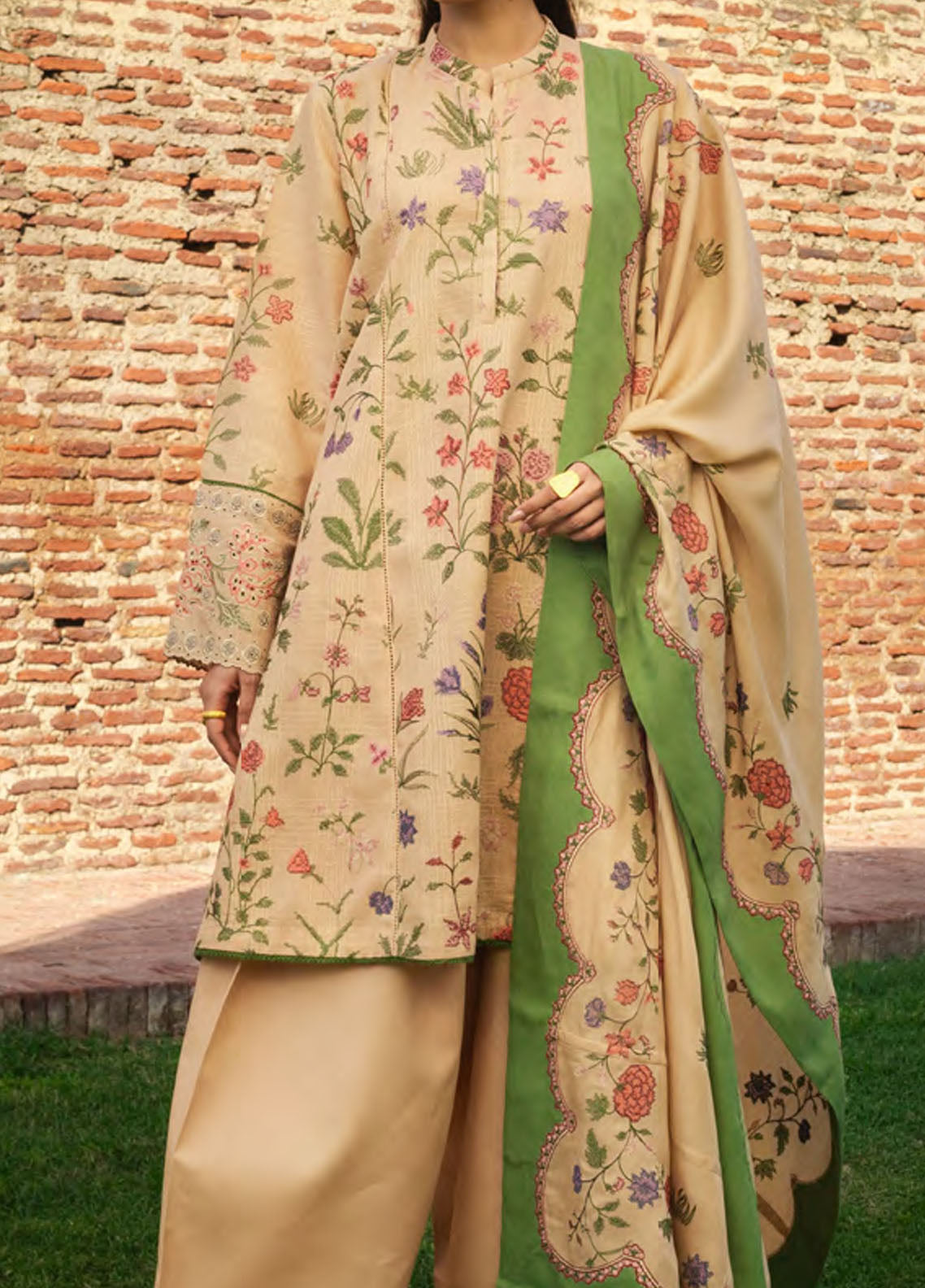 Zara Shahjahan Winter Unstitched Collection 2024 D-03 Negah