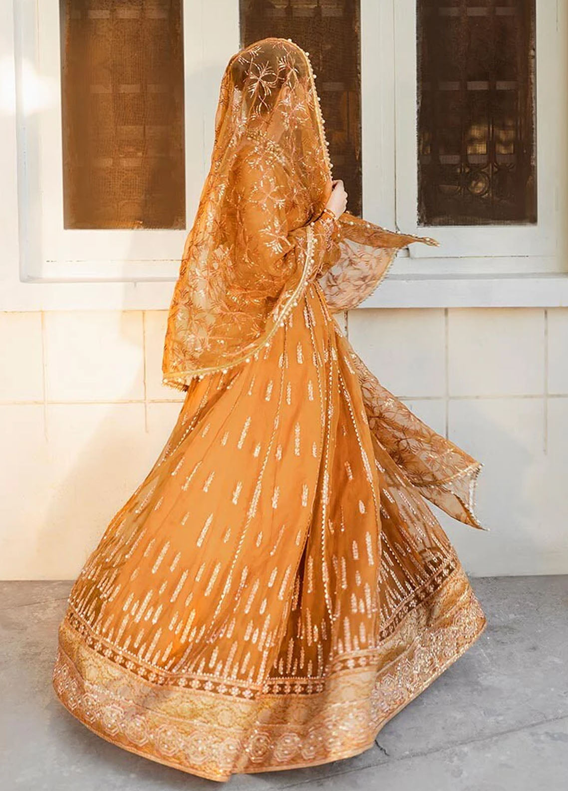 Zara By Shurooq Organza Pret Edition 2023 Vol-01 Dhoop Kinaray