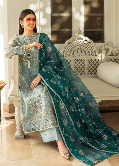 Zara By Shurooq Organza Pret Edition 2023 Vol-01 Neelum