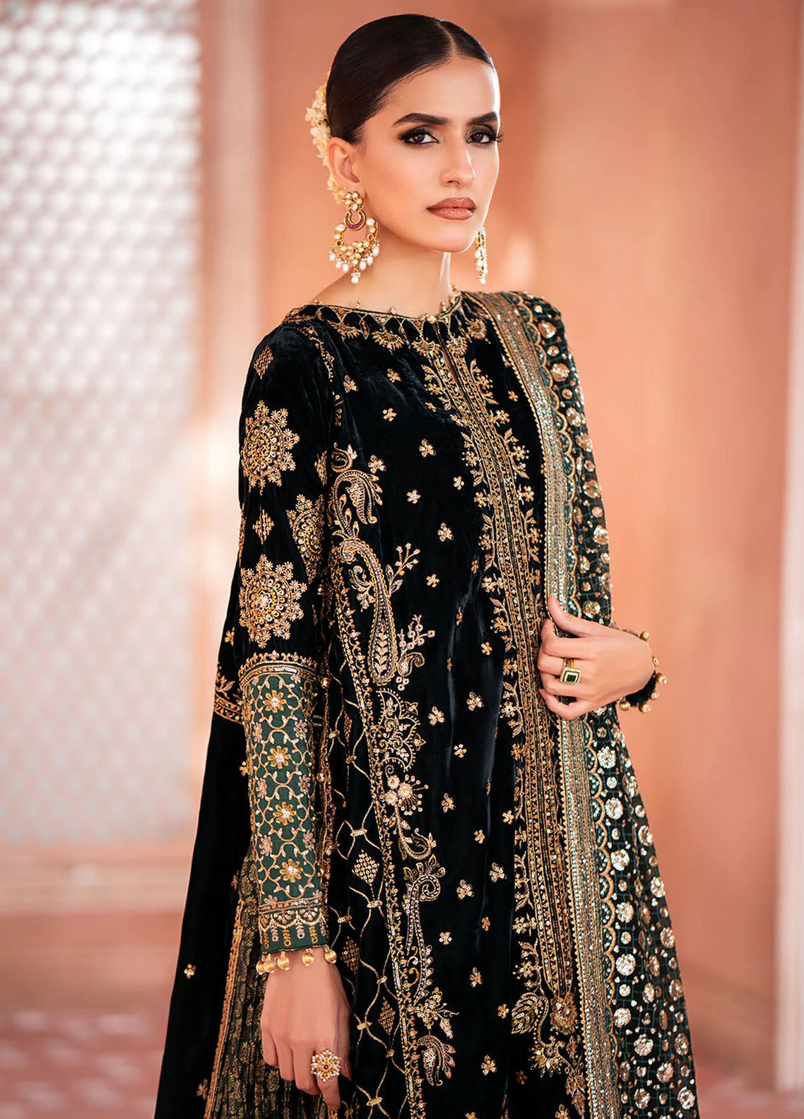 Zardozi By AIK Atelier Velvet Collection 2023 Look 05