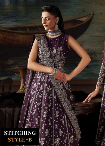 Zarif Embroidered Chiffon Suits Unstitched 3 Piece ZAF25PC Prc-01 Ireleen