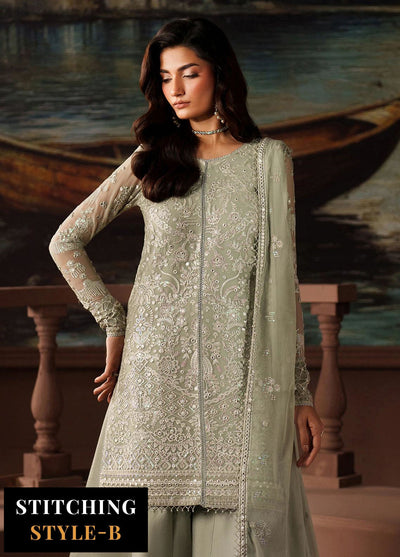 Zarif Embroidered Chiffon Suits Unstitched 3 Piece ZAF25PC Prc-02 Ethel