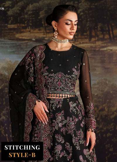 Zarif Embroidered Chiffon Suits Unstitched 3 Piece ZAF25PC Prc-04 Victoria