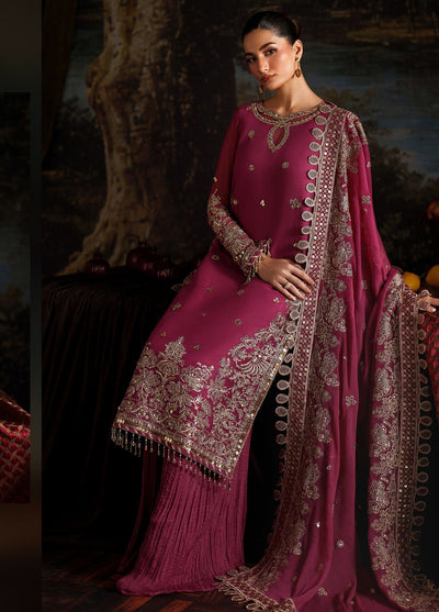 Zarif Embroidered Chiffon Suits Unstitched 3 Piece ZAF25PC Prc-05 Adelle
