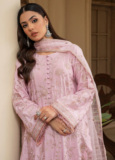 Zarif Pret Embroidered Raw Silk 3 Piece Suit ZRS-04 EVERLY