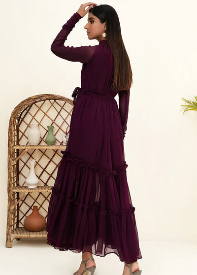 Zarif Pret Embroidered Chiffon Frock Bella