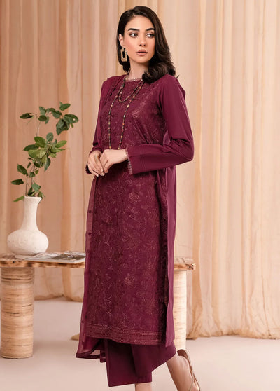 Zarif Pret Embroidered Cambric 3 Piece Suit CP-01 Elena