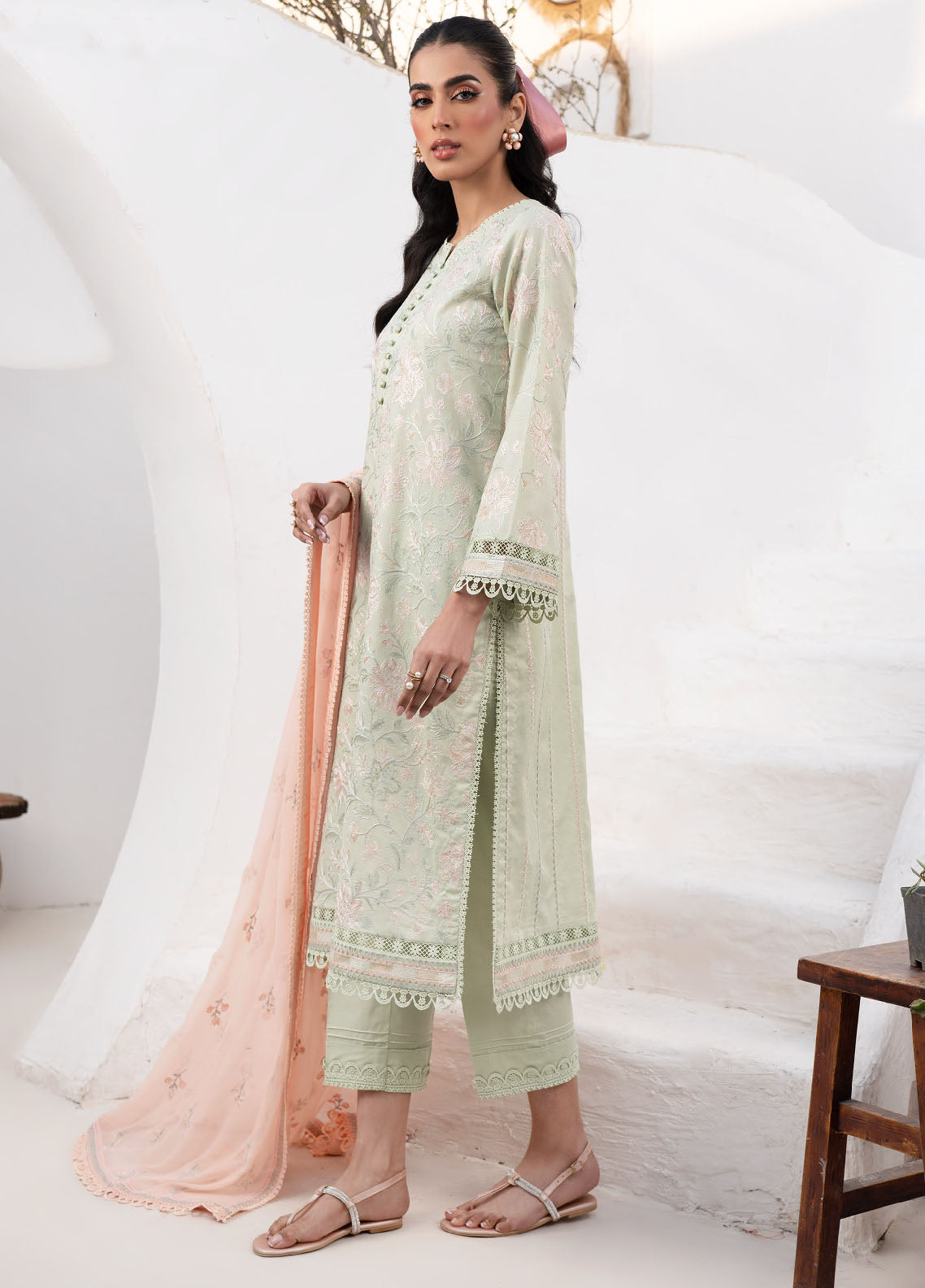 Zarif Unstitched Eid Lawn Edit 2024 ZL 03 Sephora