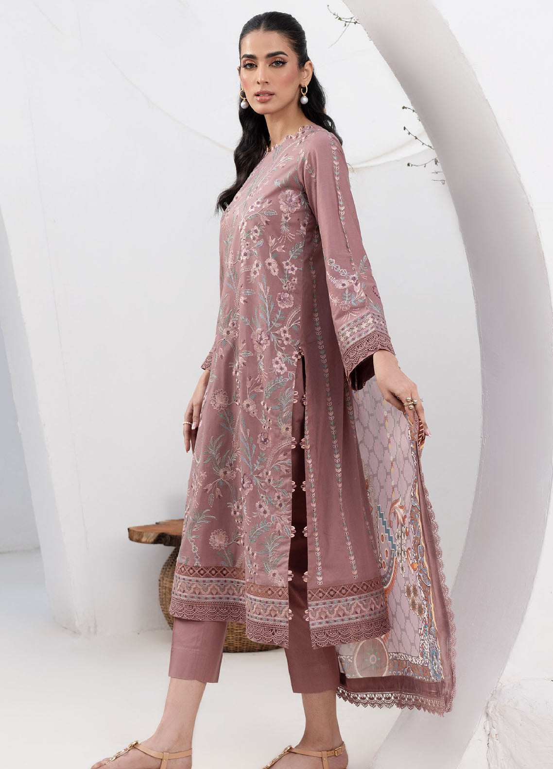 Zarif Unstitched Eid Lawn Edit 2024 ZL 05 Florina