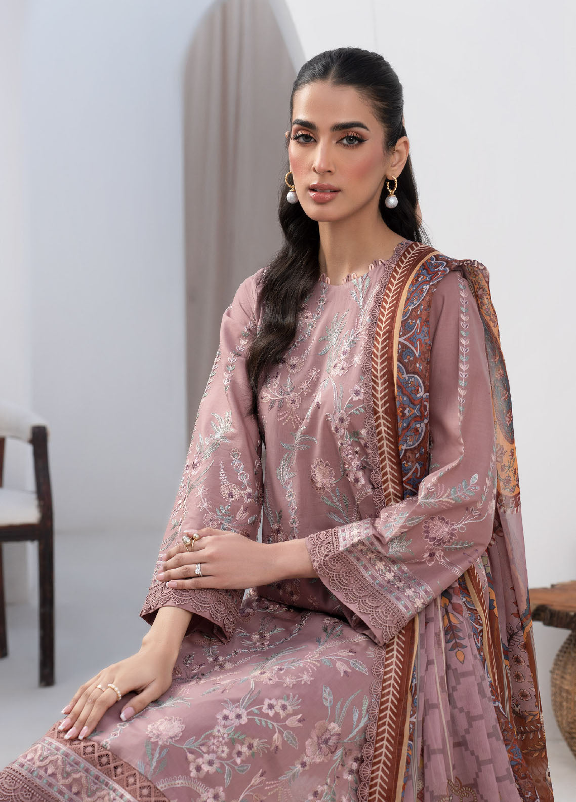 Zarif Unstitched Eid Lawn Edit 2024 ZL 05 Florina