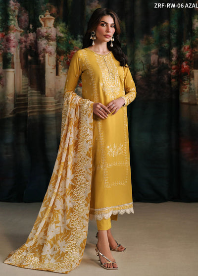 Zarif Unstitched Raw Silk Collection 2024 ZRF-RW-06 Azal