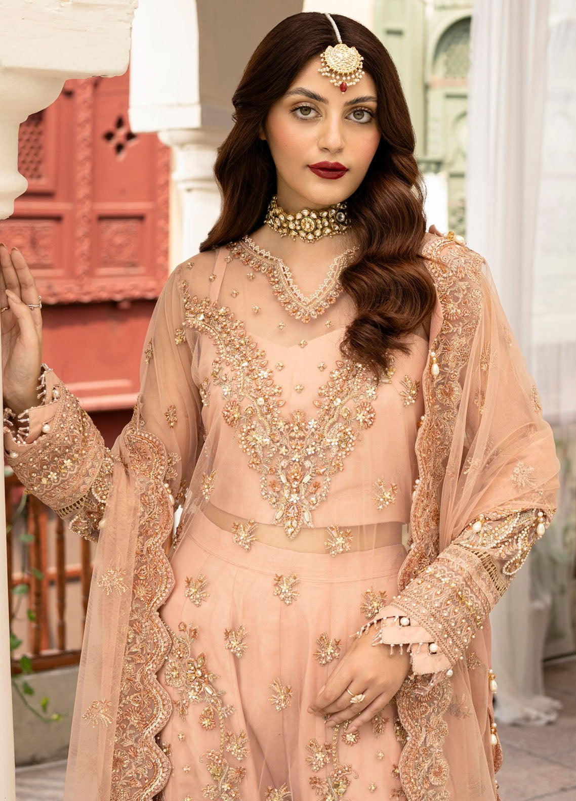 Zarin By Eleshia Unstitched Wedding Festive Collection 2023 D-02 Leena