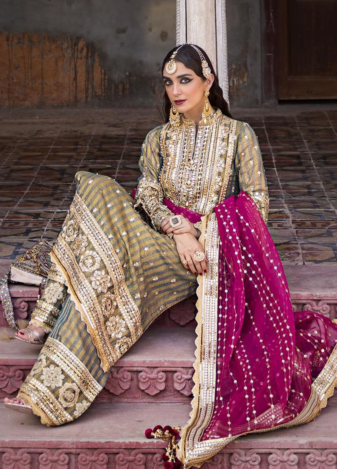 Zarlish by Mohsin Naveed Ranjha Unstitched Festive Collection 2023 Vol-04 ZWU-23-26 Nawab Sahiba