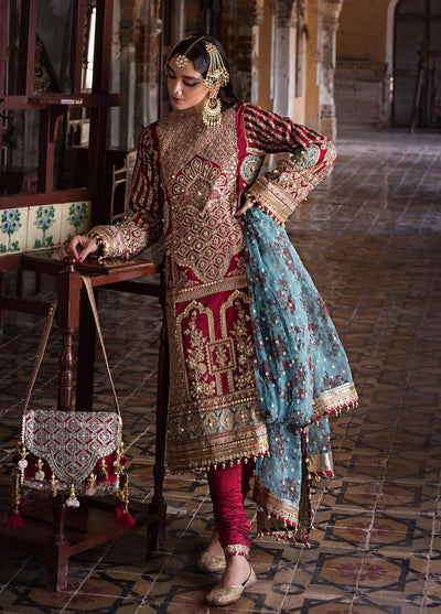 Zarlish by Mohsin Naveed Ranjha Unstitched Festive Collection 2023 Vol-04 ZWU-23-29 Bibi Lal