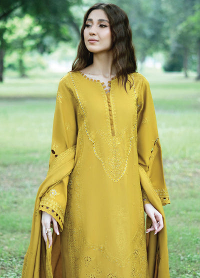 Zephyr By Humdum Embroidered Wool Suit Unstitched 3 Piece HD24Z D-05 - Winter Collection