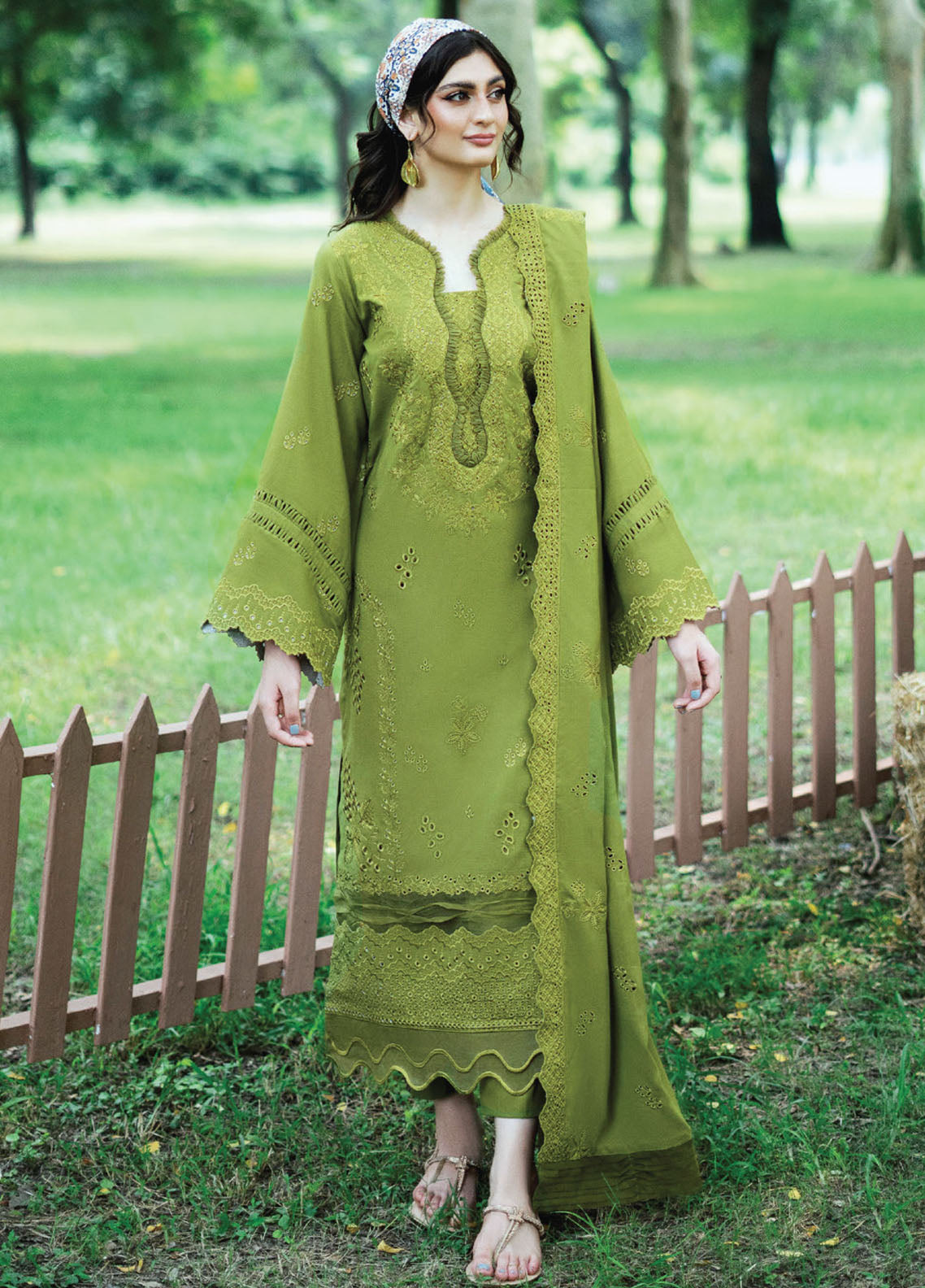 Zephyr By Humdum Embroidered Wool Suit Unstitched 3 Piece HD24Z D-08 - Winter Collection