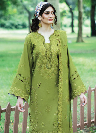 Zephyr By Humdum Embroidered Wool Suit Unstitched 3 Piece HD24Z D-08 - Winter Collection