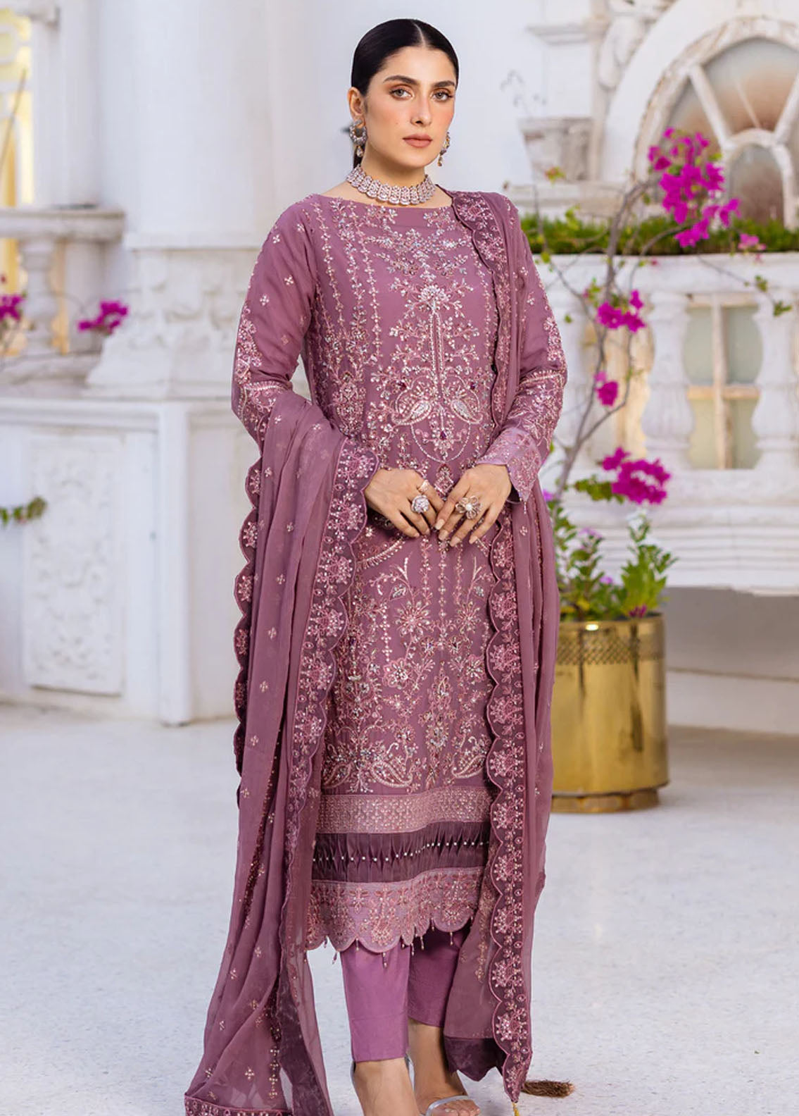 Zimal By Emaan Adeel Luxury Formals Collection 2023 ZM-02 Zartaash