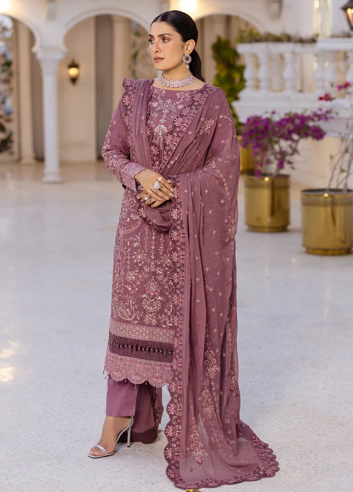 Zimal By Emaan Adeel Luxury Formals Collection 2023 ZM-02 Zartaash