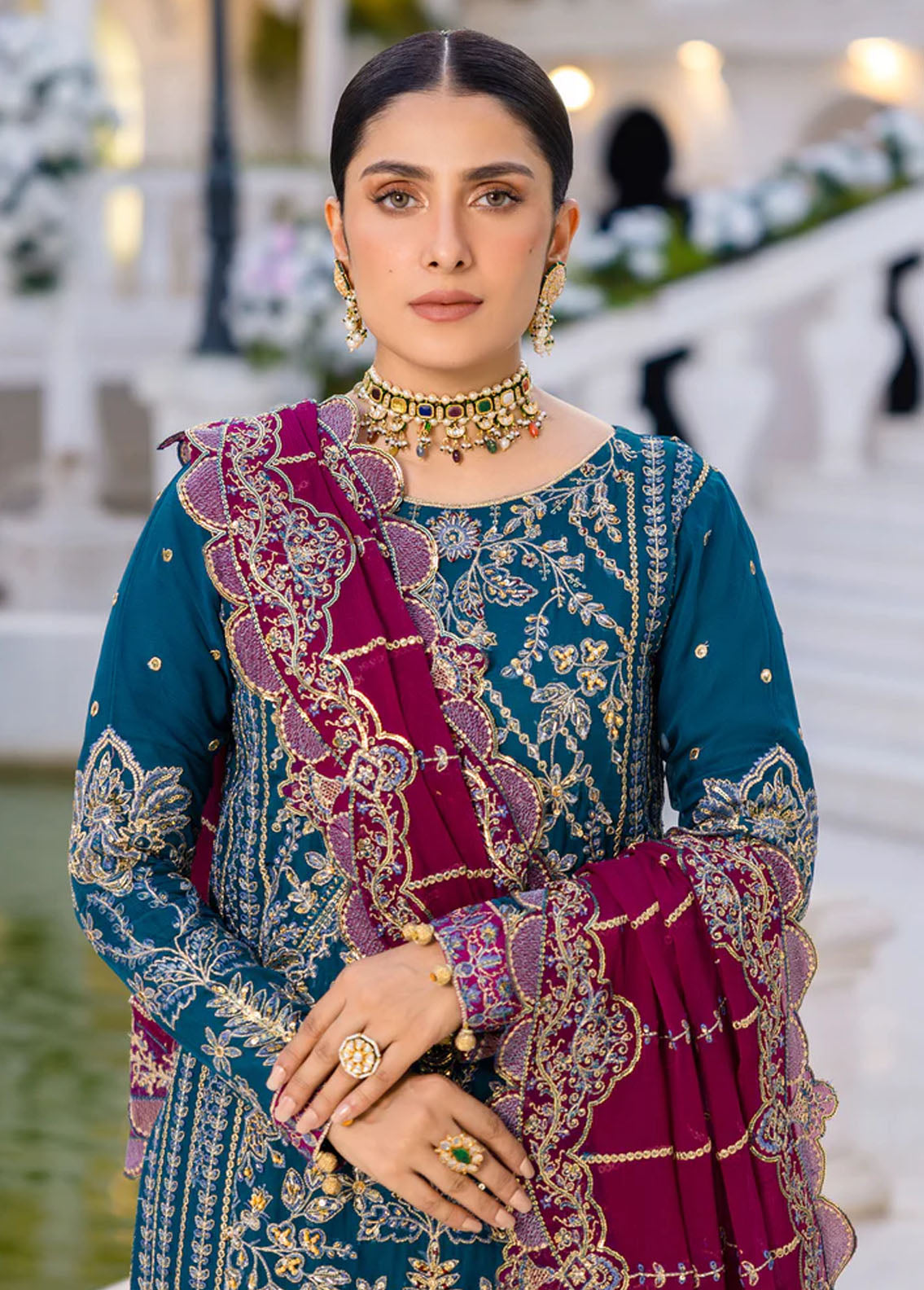 Zimal By Emaan Adeel Luxury Formals Collection 2023 ZM-06 Rumesah