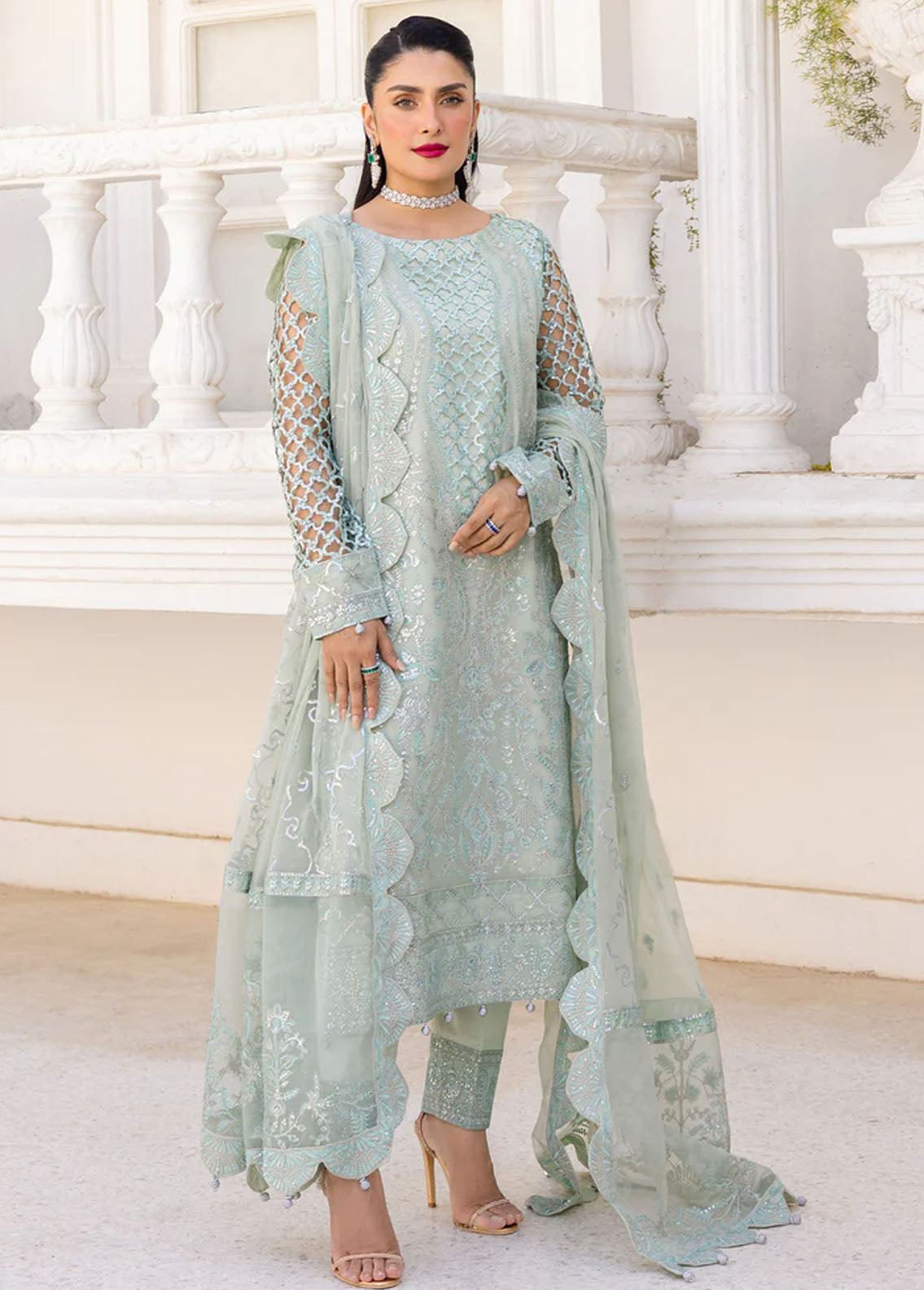 Zimal By Emaan Adeel Luxury Formals Collection 2023 ZM-07 Zernaab