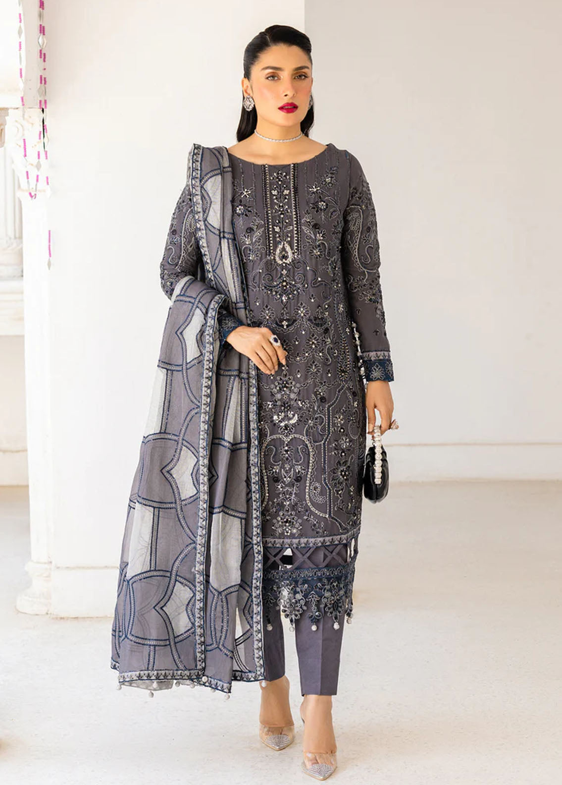 Zimal By Emaan Adeel Luxury Formals Collection 2023 ZM-08 Zeba