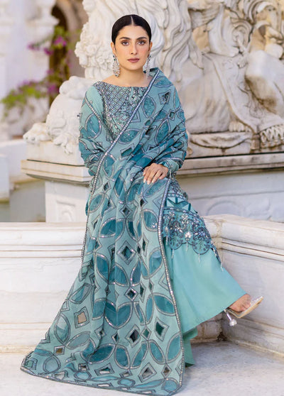 Zimal By Emaan Adeel Luxury Formals Collection 2023 ZM-10 Rangreza