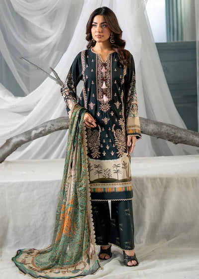 Meerak Women Embroidered Linen Zink Desire - Winter Collection