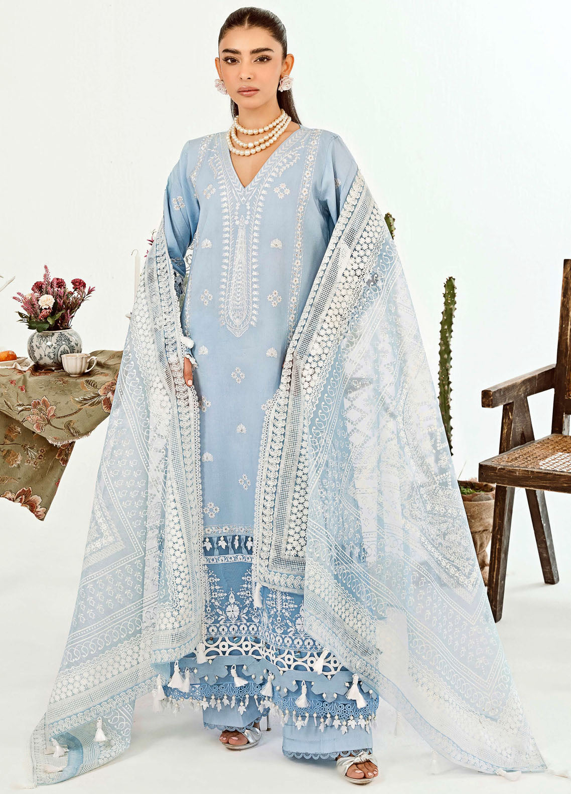 Zoella By Neeshay Unstitched Lawn Collection 2024 Isla